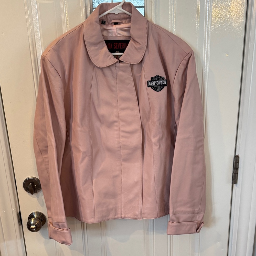 Harley-Davidson Light Pink Leather Jacket